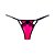 Calcinha Fio Dental Regulável em Tule Neon Quente - Lingerie Sensualle - Imagem 8