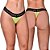 Calcinha Fio Dental em Tule Neon Elástico na Cintura Chiclete - Lingerie Sensualle - Imagem 2