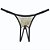 Calcinha Piscando Aberta com Lantejoulas Tamanho Único - Lingerie Sensualle - Imagem 3