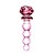 Plug Anal Flower Escalonado Em Vidro Detalhes Massageadores - Me Ame Sex Toys - Imagem 2