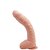 Penis Realistico Curvo Com Veias e Ventosa Claro 27 Cm - Beautiful Alex - Imagem 2