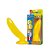 Prótese Penetrador Formato Banana Com Ventosa 17 X 3,5 Cm - Passionate Fruit - Imagem 1