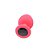 Plug Anal Em Silicone Com Joia Na Base Tamanho M - 8 X 3,4 Cm - Imagem 3