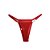 Calcinha Fio Dental Tule Com Joia Vermelho - Eross Afrodite - Imagem 2