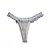 Calcinha Fio Dental Renda Pingente Algema Branco - Eross Afrodite - Imagem 2