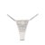 Calcinha Fio Dental Personalizável Letras - Lingerie Fascino - Imagem 4