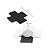 Nipple Cover Adesivo Tapa Seios Cruzado Sado – Couro PU com Verso Adesivo - Imagem 3