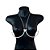 Body Chain com Coração de Strass – Joia de Corpo Acessório de Alto Impacto para Looks - Imagem 3
