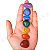 kit 7 Cristais dos Chakras - Imagem 1