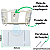 Kit Completo Caixa De Descarga Montana Elegance Branco - Imagem 3