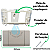 Kit Completo Caixa De Descarga Montana Elegance Bege Areia - Imagem 3