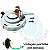 Kit 2 Reparos De Caixa Descarga Acoplada Cabeçote e Obturador Universal Astra - Imagem 3