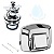 Acabamento Cromado Para Válvula Descarga Docol Com Reparo 1"1/4 - Imagem 1