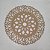Mandala Flor modelo 1 MDF - Imagem 1