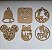 KIT 20 Bolas de Natal 9cm MDF - Imagem 4