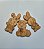 Kit 3 Apliques Coelhos Páscoa MDF - Imagem 2