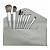 Kit Com 8 Pincéis Para Maquiagem Alleva - Imagem 1
