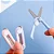 TESOURA DOBRAVEL PLASTICO CHAVEIRO - Imagem 1