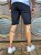 Bermuda Masculina Preta com Pingos de Tinta Sarja Alleppo Jeans Leon - Imagem 3