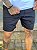 Bermuda Preta Com Elastico na Cintura Masculina Alleppo Jeans Austin - Imagem 4