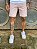 Bermuda Masculina Alleppo Jeans Cannes Rosa Claro - Imagem 2