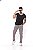 Calça Sarja Cinza masculina Alleppo Jeans Camarões - Imagem 3