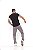 Calça Sarja Cinza masculina Alleppo Jeans Camarões - Imagem 4