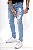 Calça Masculina Skinny rasgada com fundo Alleppo Jeans Calcutá - Imagem 3