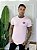 Camisetas Rosa e Off White Masculina Alleppo Jeans Tailândia - Imagem 3