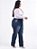 Calça Feminina Jeans Plus Size Elástico na Cintura Allepo Jeans Alicia - Imagem 2