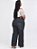 Wide Leg Plus Size  Preta Jeans Alleppo Jeans Sara - Imagem 4