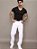 Calça Masculino Cargo Alleppo Jeans Branco Bari - Imagem 1
