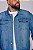Jaqueta Masculina Plus Size Azul Jeans Alleppo Jeans Agra - Imagem 7
