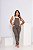 Macacão Marrom Feminino Sarja Alleppo Jeans - Imagem 3