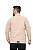 Jaqueta Creme Masculina Sarja Quadriculada Alleppo Jeans - Imagem 2