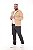 Jaqueta Creme Masculina Plus Size Sarja Quadriculada Alleppo Jeans - Imagem 6