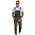 Macacão Verde Escuro Sarja Masculino Alleppo Jeans - Imagem 3