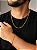 Conjunto masculino com corrente e pulseira folheado - Imagem 2
