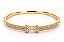Bracelete Favo com Zirconias - Imagem 1