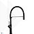 Torneira Monocomando Gourmet Veneza - Black - Imagem 1