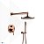 Kit Chuveiro Completo Lux Rose Gold 25x25 - Imagem 1