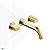 Torneira Duplo Comando de Parede Marselha - Gold - Imagem 1