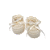 Sapatinho Maternidade Confort Cetim - Cor Off-White - Imagem 1
