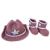 Kit Boiadeira - Chapéu e Bota - cor Fascinação - tamanho 17 - calça de 2 à 4 meses aproximadamente - Imagem 1