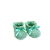 Sapatinho Maternidade Confort Cetim - Cor Verde Candy - Imagem 1