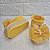 Sapatinho Confort Boneca Laço - cor Amarelo- Tamanho 16 - calça de 2 a 4 meses aproximadamente - Imagem 2