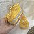Sapatinho Confort Boneca Laço - cor Amarelo- Tamanho 16 - calça de 2 a 4 meses aproximadamente - Imagem 9