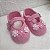 Sapatinho Confort Boneca Florzinhas - cor Rosa Candy - Tamanho 17 - calça de 2 a 4 meses aproximadamente - Imagem 2