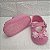 Sapatinho Confort Boneca Florzinhas - cor Rosa Candy - Tamanho 17 - calça de 2 a 4 meses aproximadamente - Imagem 3
