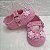 Sapatinho Confort Boneca Florzinhas - cor Rosa Candy - Tamanho 17 - calça de 2 a 4 meses aproximadamente - Imagem 5
